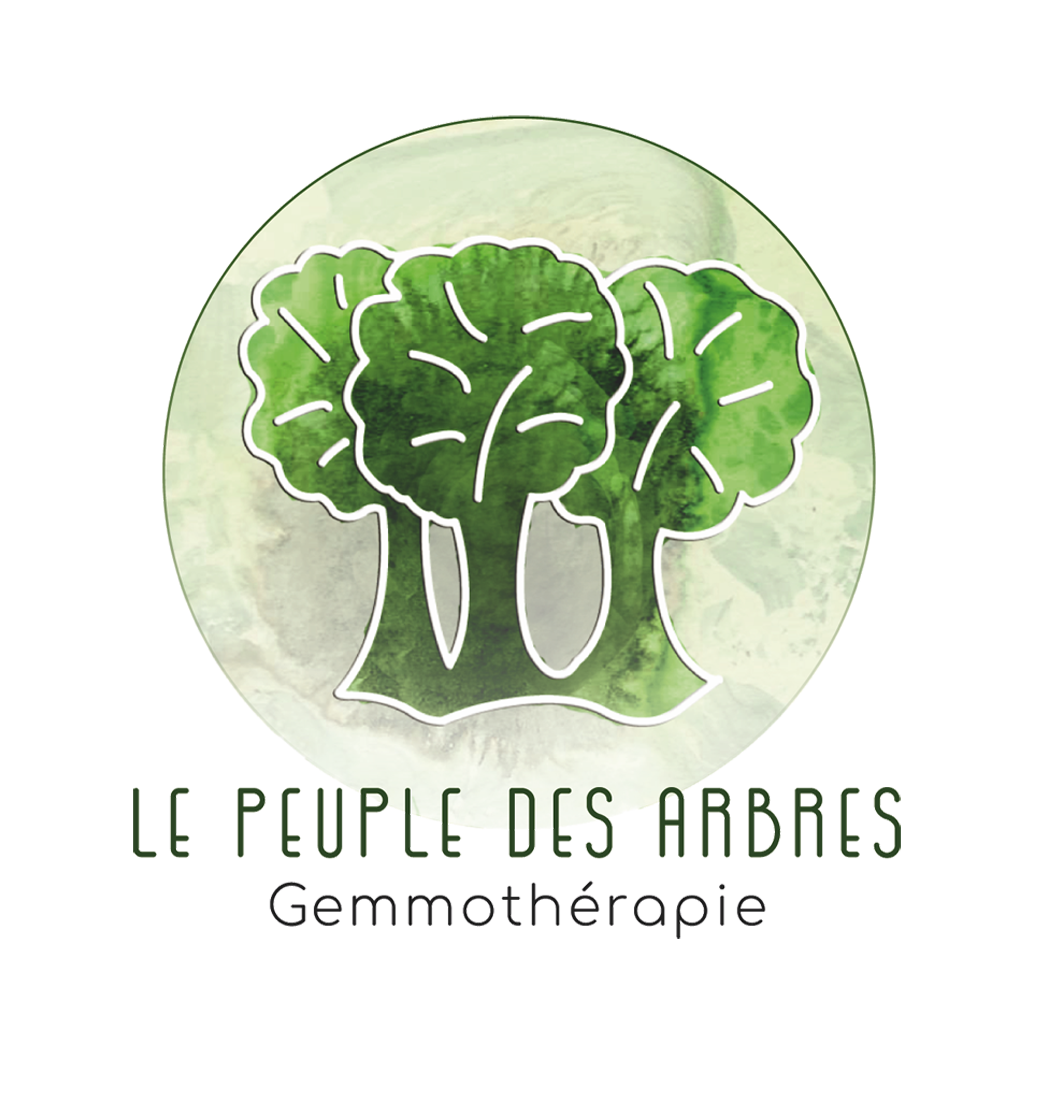 Logo le peuple des arbres sur fond blanc